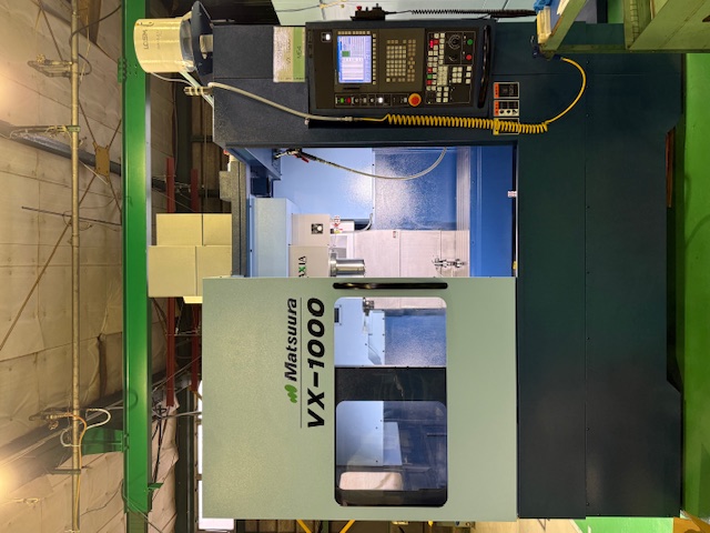 新規設備導入のお知らせ（松浦機械VX1000）